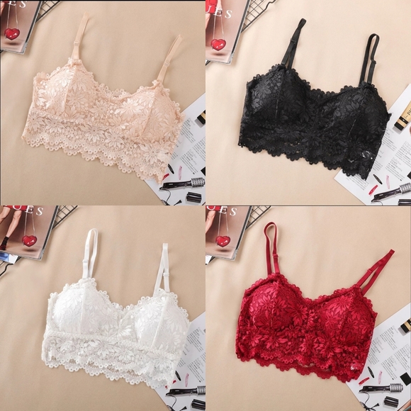 New!!! Push Up Wireless Lace Bra Top!!! - Picture 1 of 5